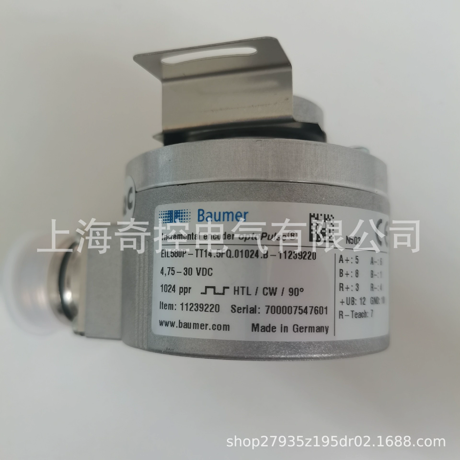 Металлический корпус EIL580-TT14.5FQ.01024.A Промышленный энкодер Baumer с сквозным валом