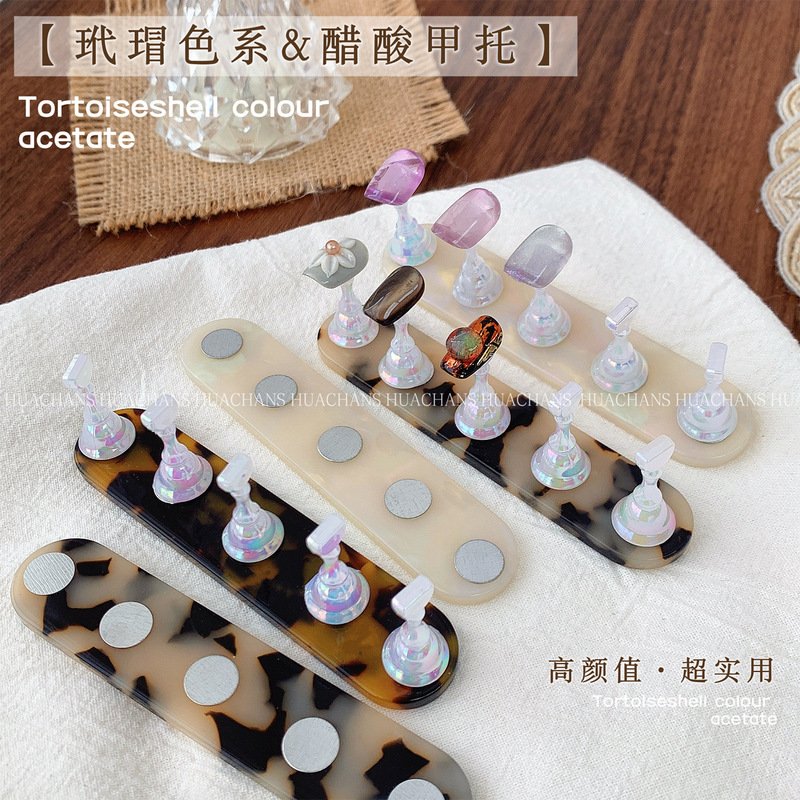 Acetate Nail Practice Tips, Transparent Magnetic Type, High Aesthetic Value, Professional Nail Artist Tool, Super Practical Nail Tool Acetate Nail Practice Tips, Transparent Magnetic Type, High Aesthetic Value, Professional Nail Artist Tool, Super Practical Nail Tool