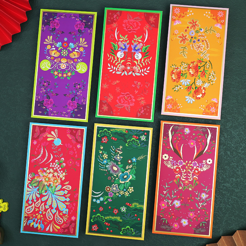 2024 new Year of the Dragon red envelope bag creative personality red envelope high-end Southeast Asian Malaysian green red envelope