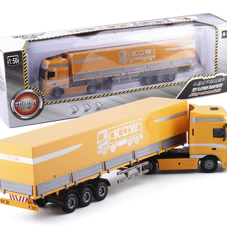 Boxed 625044 капотная платформа транспортная грузовая фура трал модель