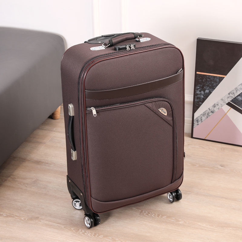 帆布箱20寸商务男拉杆箱结实耐用密码箱万向轮超大容量30旅行箱