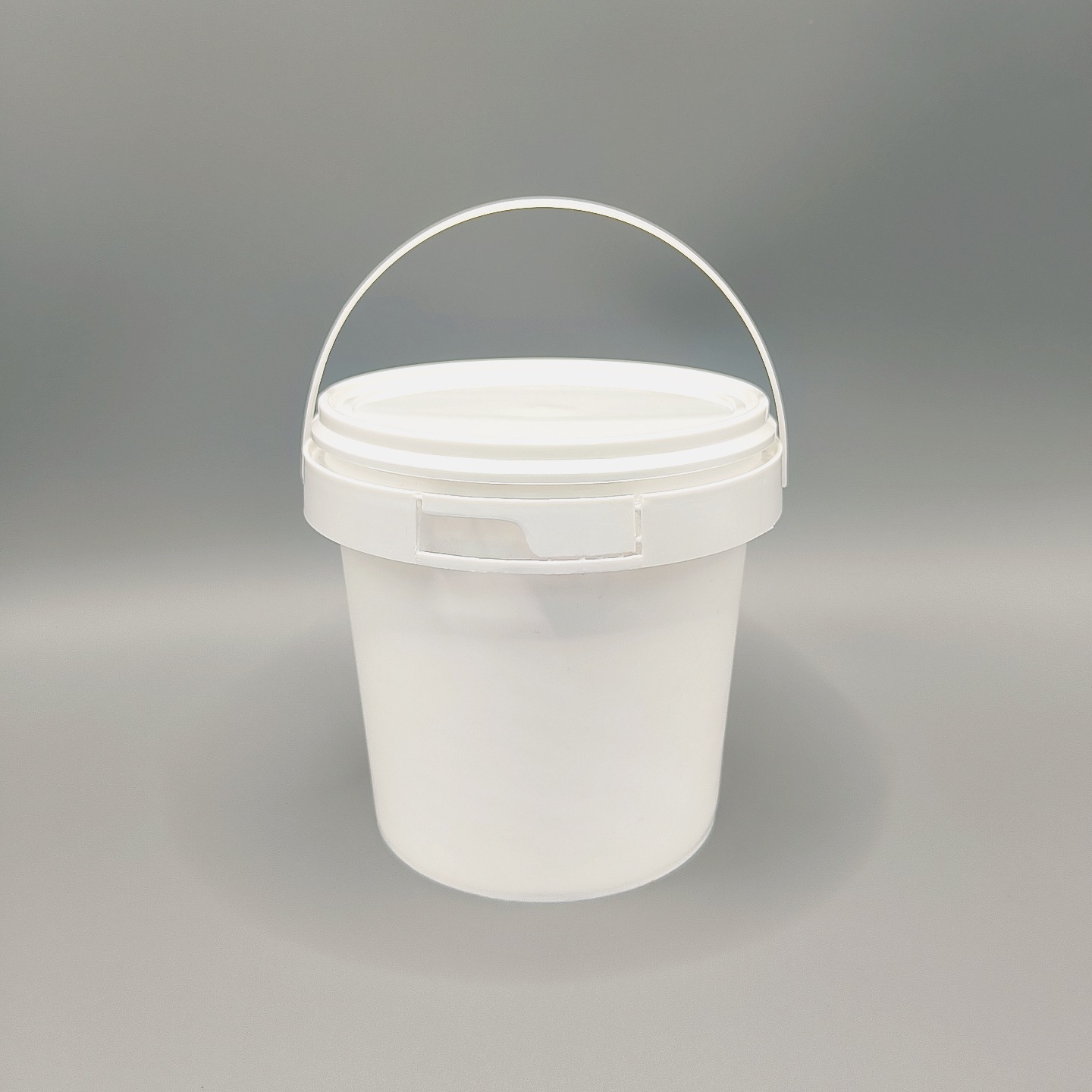 恒辉厂家 1kg食品桶日化500g漂粉彩泥PP材质压盖 带提手 可印刷