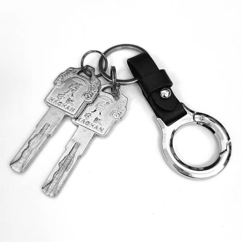 Men's High-End Car Keychain Simple Key Holder High-Quality Waist Key Chain Keychain Key Ring Anti-Lost Keychain