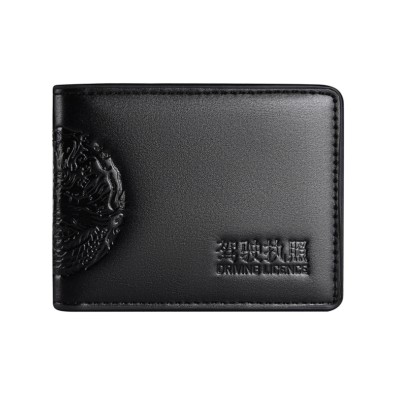 Funda de cuero para licencia de conducir, funda para tarjeta multifuncional para hombre, funda para tarjeta para licencia de conducir, carpeta para licencia de conducir, funda protectora dos en uno, bolsa de identificación