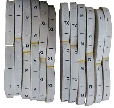 现货供应纯棉丝印尺码标童装商标印唛一卷起批十卷包邮可设计|ms