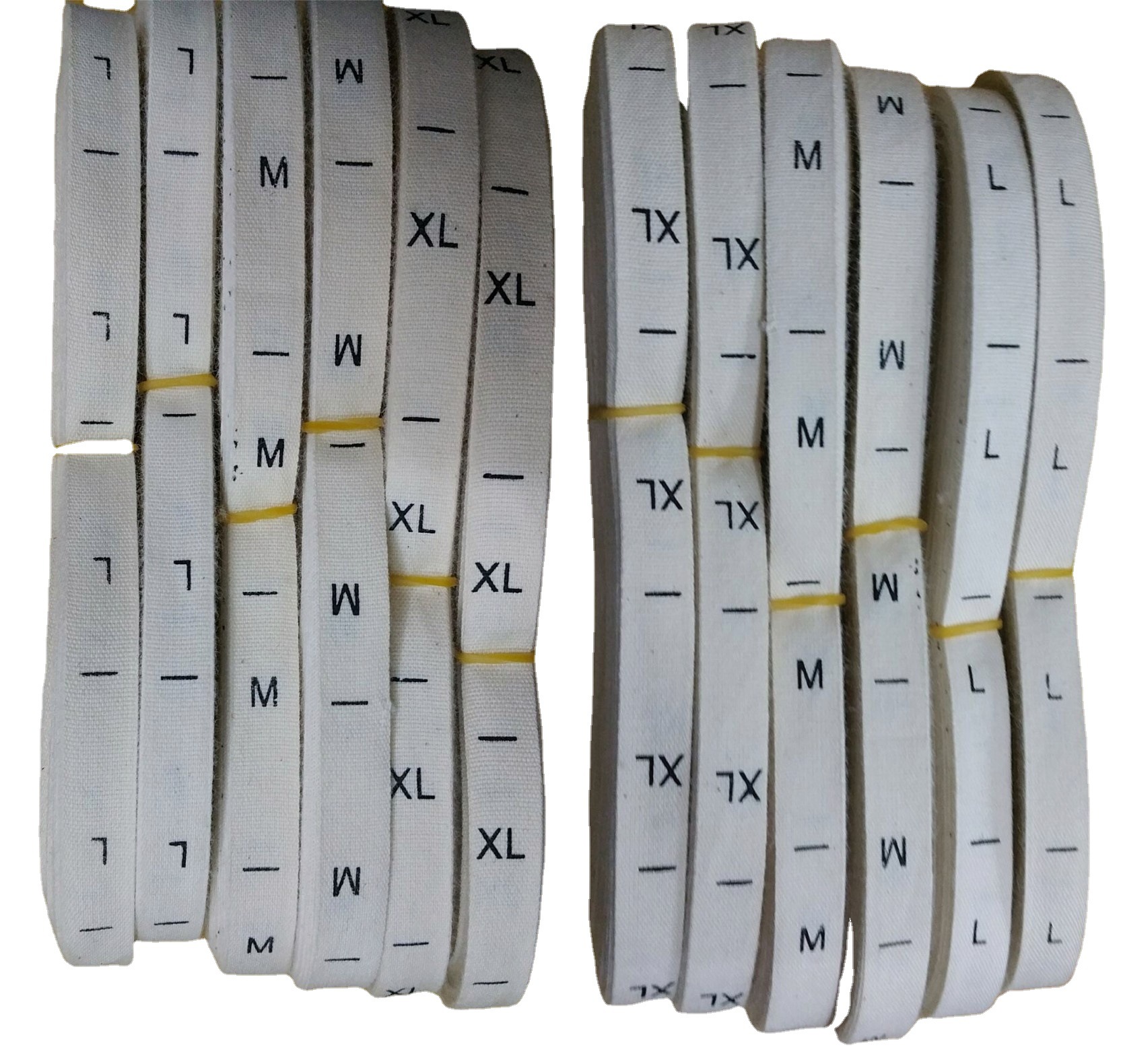 现货供应纯棉丝印尺码标童装商标印唛一卷起批十卷包邮可设计|ms