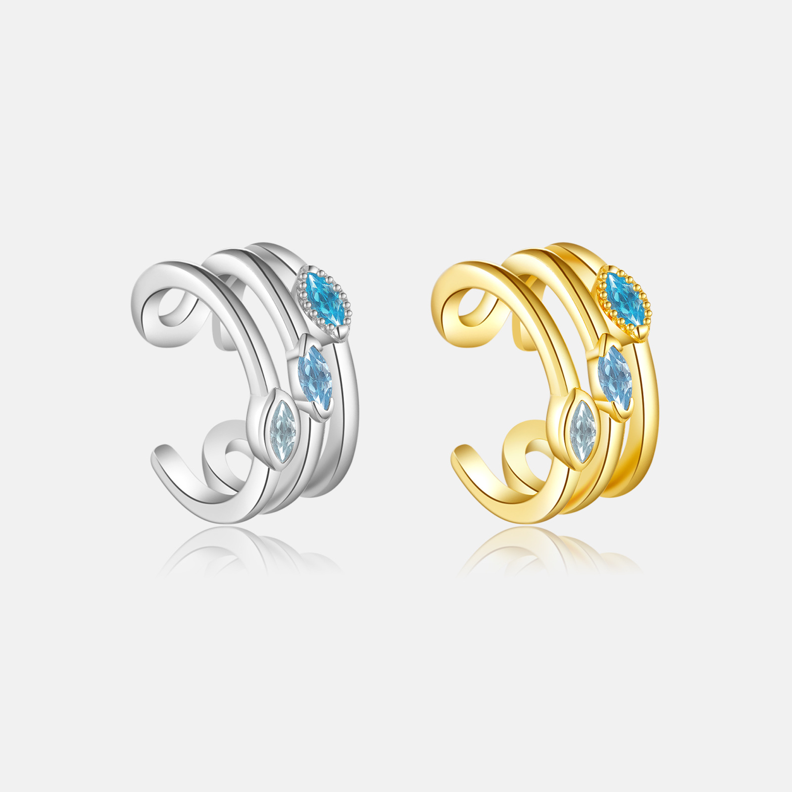 韓式銀飾品s925純銀耳骨夾復古百搭耳夾骨無耳洞女時尚簡約風耳飾