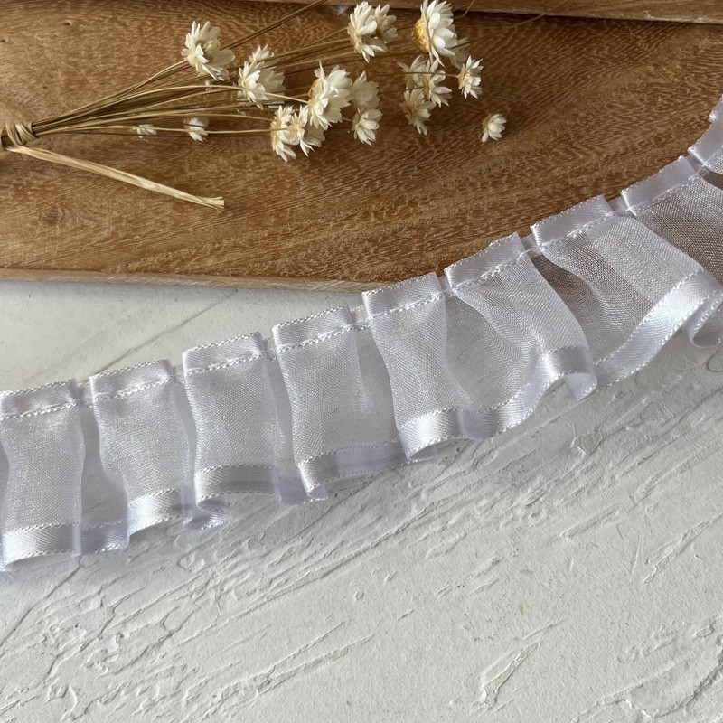 Doble capa de nieve púrpura con accesorios de encaje pleja de lótus borde cuello puño ropa hecha a mano DIY material