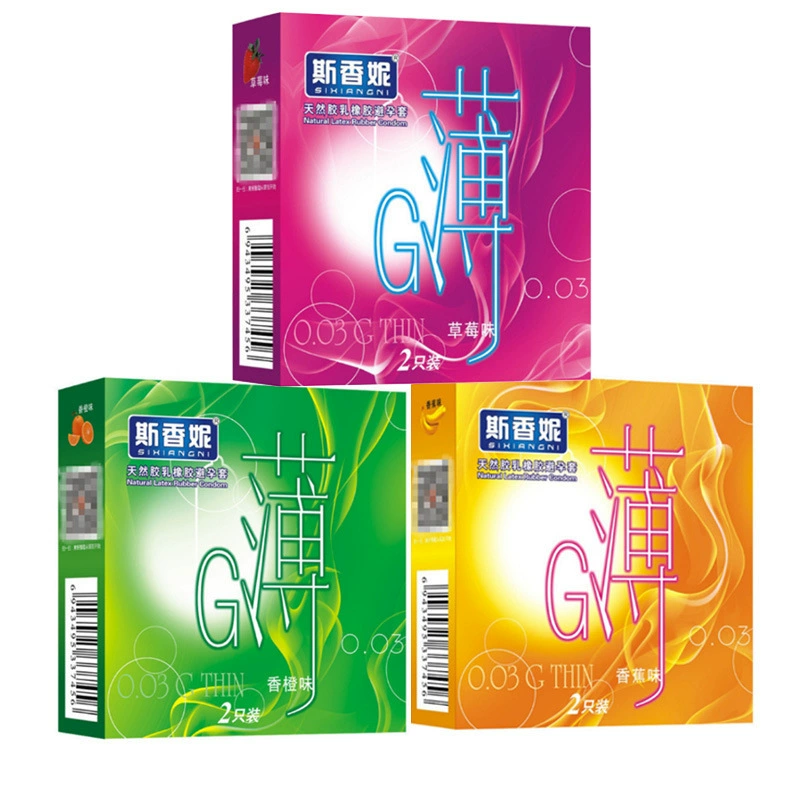 斯香妮 G тонкие 2-шт/пачр condoms fruit fragrance condom ultra-thin семейные планирования товары оптом одна штука доставка