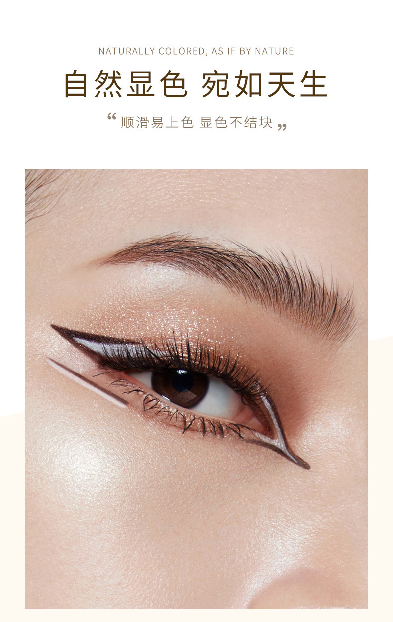 The small gold bar double-ended eyebrow pencil is waterproof, sweat-proof, long-lasting and does not smudge. It features an ultra-fine eyebrow brush and a natural small gold chopstick eyebrow pencil Specification drawing