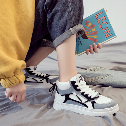Summer New Release High-Top Canvas Fashion Men's Shoes Trendy, Versatile Casual Sports Sneakers and White Canvas Shoes
