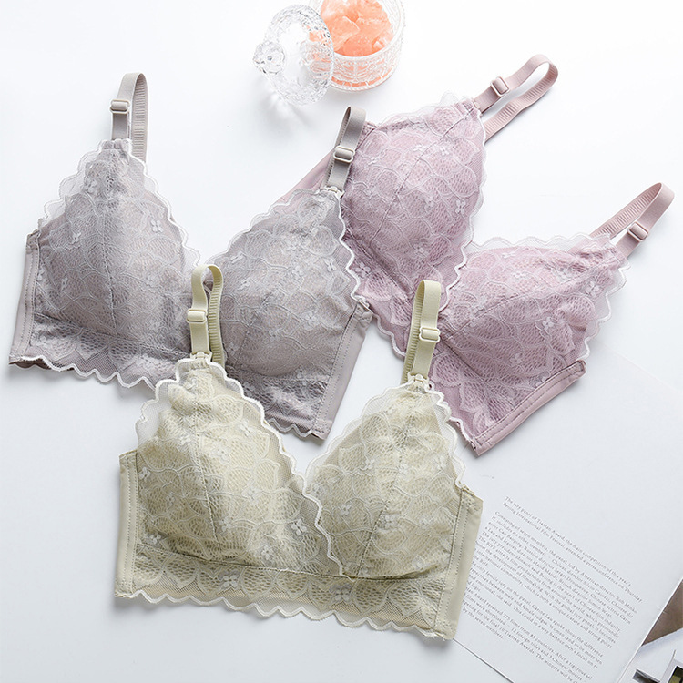 實體專供前開扣哺乳內衣薄款透氣舒適聚攏孕婦産後母乳喂奶文胸罩