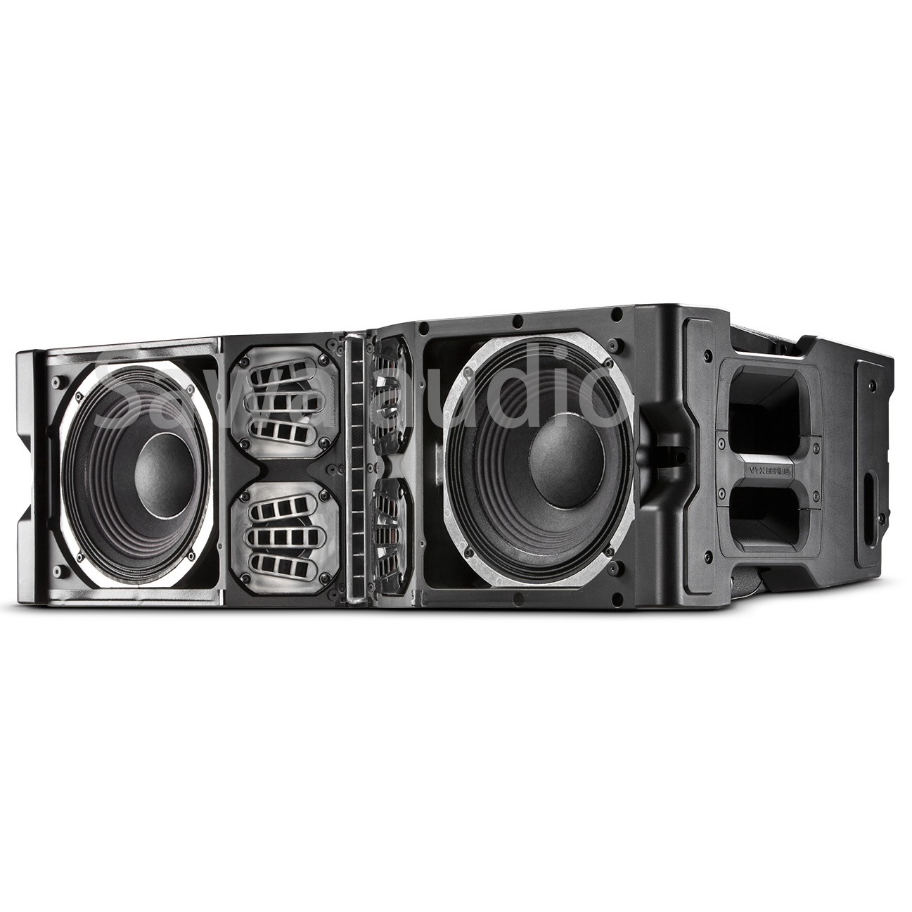 Dual 10 pulgadas sonido de frecuencia de tres divisiones profesional al aire libre concierto de alta potencia bar escenario sonido de matriz de línea