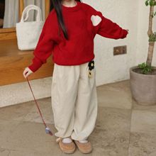 25冬装女童棉加绒加厚休闲裤子新款洋气柔软高档品质抗起球童裤