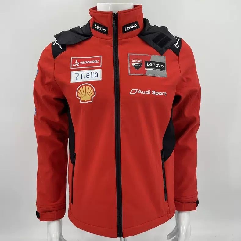 2026新款冲锋衣机车摩托车防风软壳抓绒骑行服休闲外套男女同款