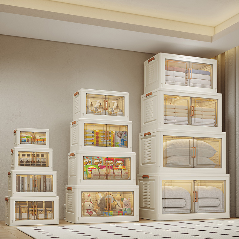 収納棚多層多サイズ大容量ロッカー服布団整理棚厚手デスクトップ玩具小売棚