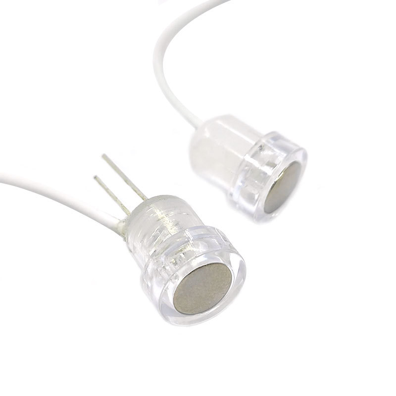 Touch switch with light/lightless transparent induction switch table lamp touch embedded 8mm mini touch headband cable