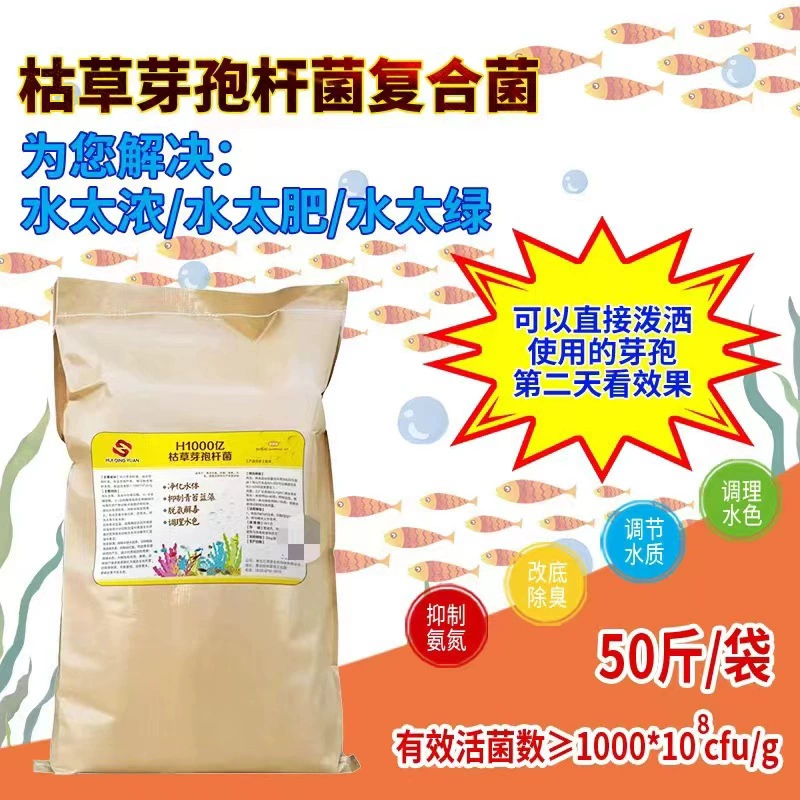 100 миллиардов Bacillus subtilis аквакультура для очистки воды