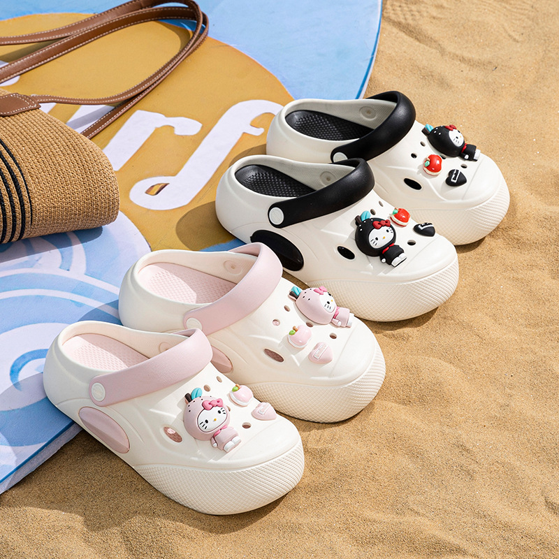 Thick-Soled Clogs for Women, 2026 New Model, Non-Slip Beach Height-Increasing Eva Closed-Toe Sandals, Summer Outdoor Slippers for Women Thick-Soled Clogs for Women, 2026 New Model, Non-Slip Beach Height-Increasing Eva Closed-Toe Sandals, Summer Outdoor Slippers for Women
