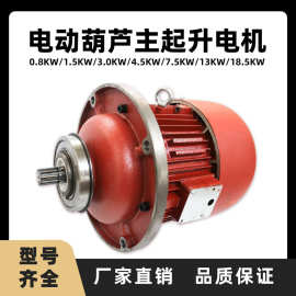 钢丝绳电动葫芦主起升电机ZD型锥形转子1.5/3.0/4.5/7.5/13KW电机