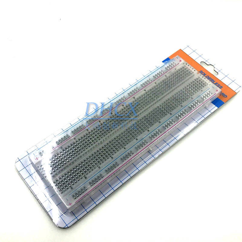 透明 大面包板 优质面包板 830孔 MB-102 透明彩板 mb-102实验板