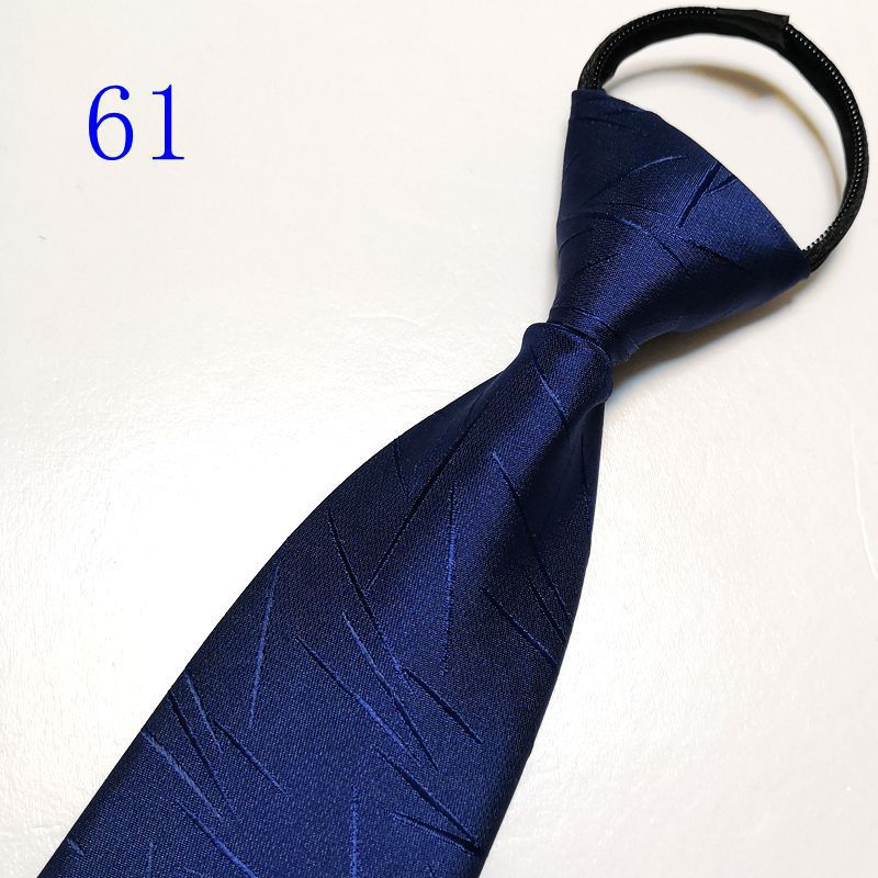 男士拉链新郎结婚红色8cm正装商务黑色免打结懒人易拉得蓝色_