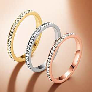 ���P䓽�ָŮС���߼��p��ins�LŮ����Ȧ1mm�O��ָ�h���Ʒ���