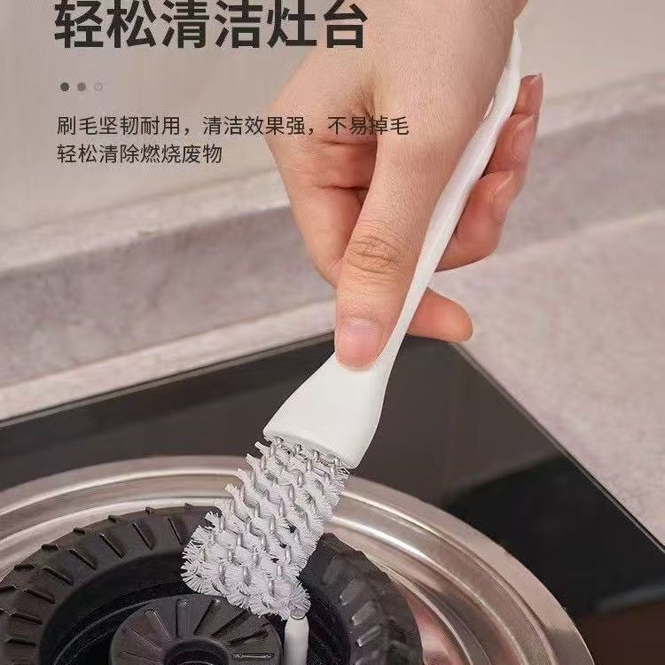 Cleaning Brush Range Hood Brush Household Cleaning Nylon White Brush Decontamination Range Hood Cleaning Special Brush Brush Pot