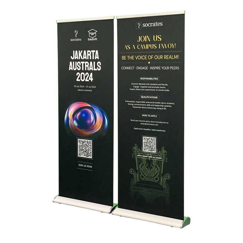 Exposición transfronteriza dedicada a la fuente de exhibición de publicidad profesional de la fábrica de exhibición de gota de agua y rack de cartel publicitario