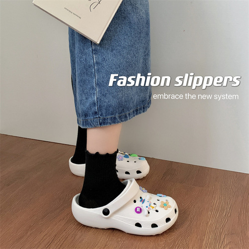 Women's Summer Dog Cute Matchable Breathable Student Soft Sole Squeezy Feel Outdoor Thick Sole Capsule Slipper