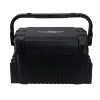Large black suit (including rod inserter*2+water cup holder*1+small partition, large partition, shoulder strap)