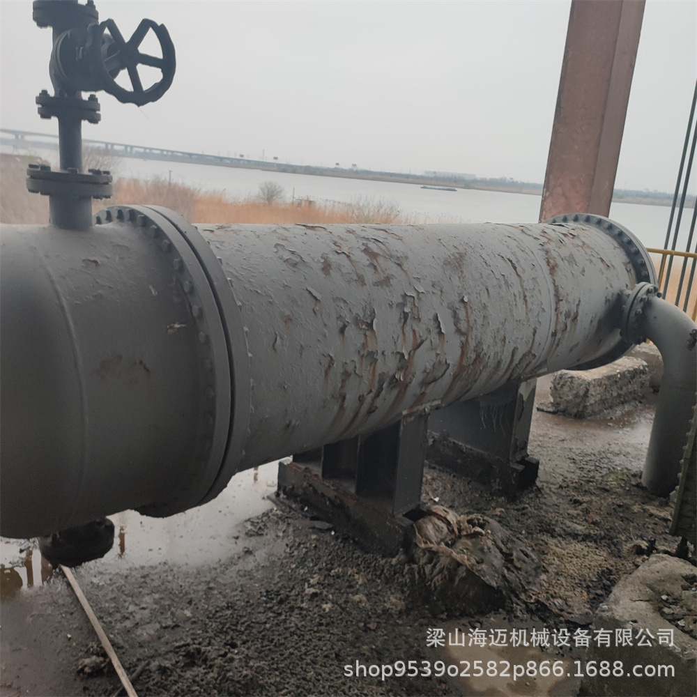 二手50-200平方不锈钢列管冷凝器 强制循环挥发器 不锈钢列管