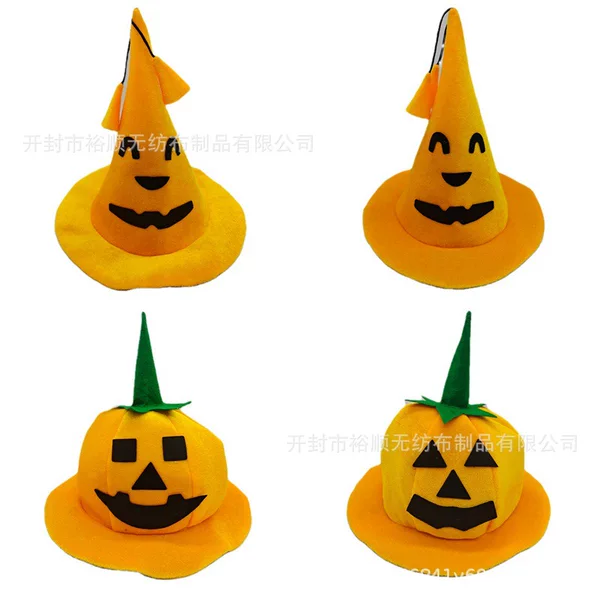 Halloween pumpkin hat decoration supplies ghost festival masquerade performance props party dress up pumpkin hat