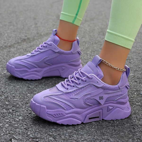 summer breathable fashionable sneakers for leisure platform