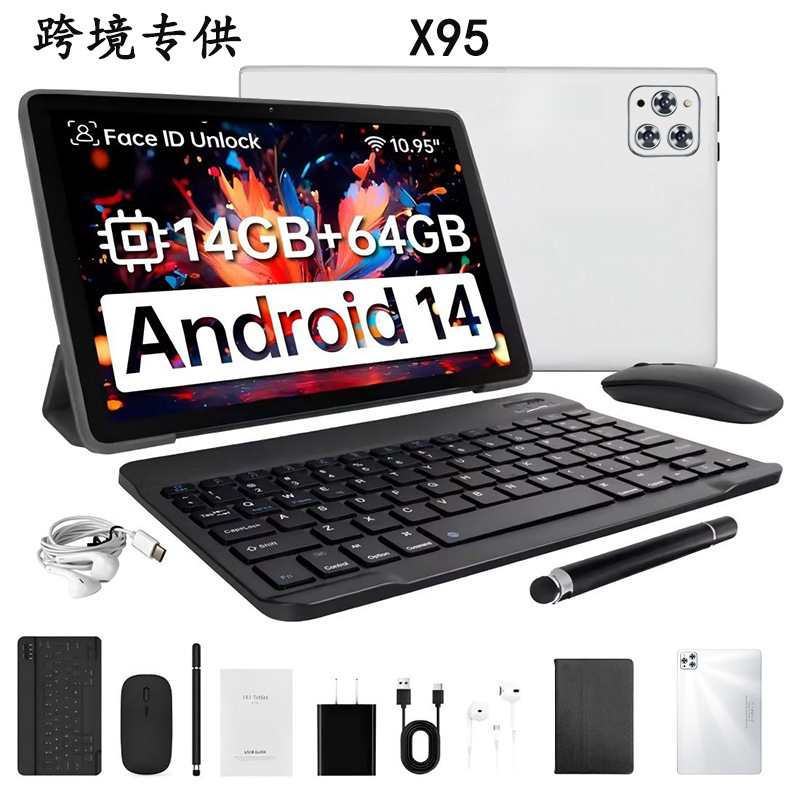 跨境爆款厂家批发平板10英寸平板电脑X95双卡双待可通话智能蓝牙