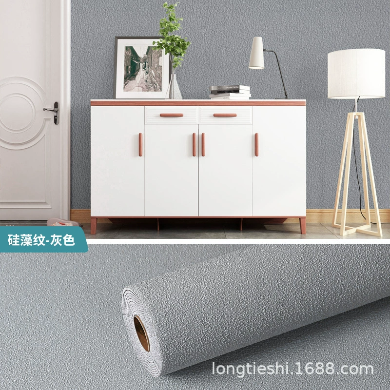 Обои 3D обои самоклеящиеся для дома льняной лён диатомовая грязь паста ин-адгезивная настенная наклейка антивирусная настенная наклейка