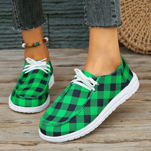 Foreign Trade Casual Plus-Size Canvas Low-Top Women's Shoes 2024 Autumn New Arrival Women's Shoes for Outdoors Lace-Up Comfortable Soft Sole temu