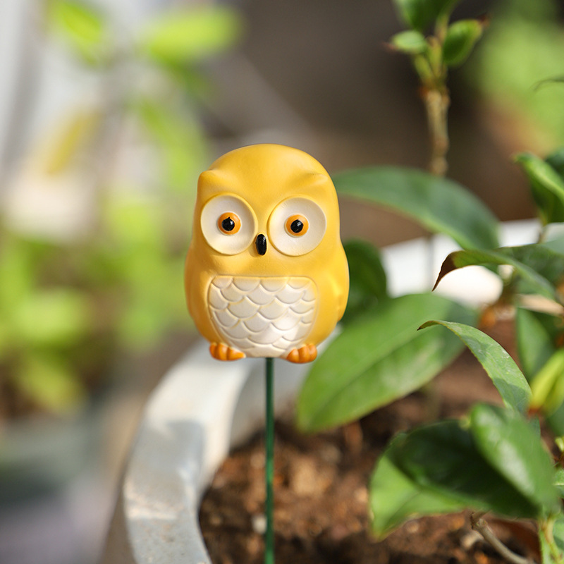 Jardinería Paisaje Dibujos animados Animales Flores Decoración Patio Maceta Decoración Accesorios para paisajismo Jardín