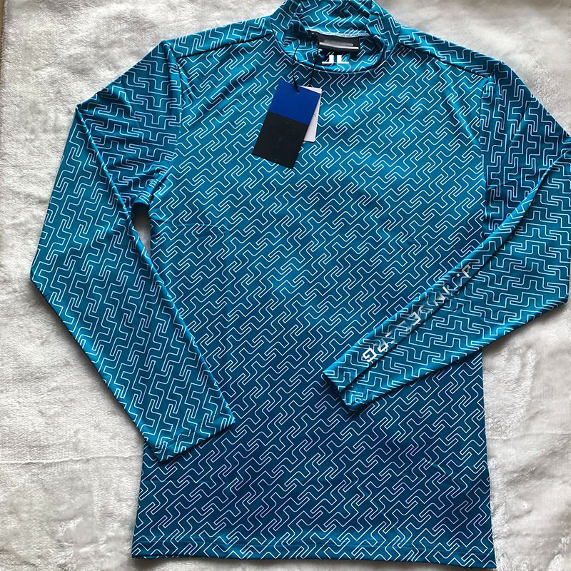 Hot Selling Cross-Border Golf Long-Sleeved T-Shirt Stand-Up Collar Shirt Breathable Quick-Drying Sweat-Wicking Top Golf Clothing for Men Hot Selling Cross-Border Golf Long-Sleeved T-Shirt Stand-Up Collar Shirt Breathable Quick-Drying Sweat-Wicking Top Golf Clothing for Men