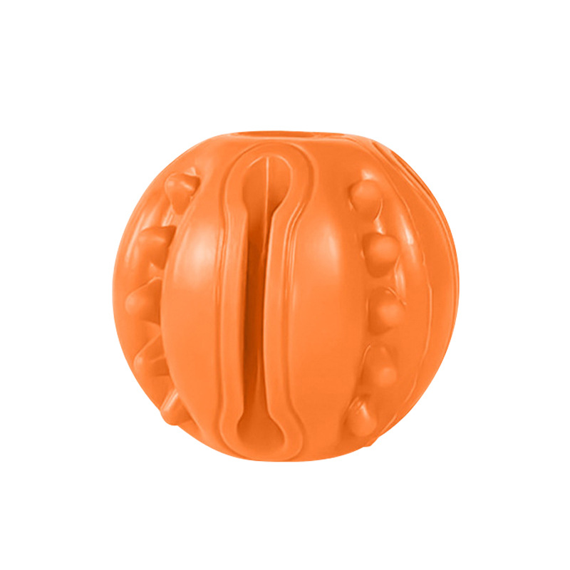 Limpieza de dientes de perro fuga de alimentos juguete que alivia la congestión resistente a la mordida no lastima los dientes suave diversión interactiva Bola de juguete lanzando