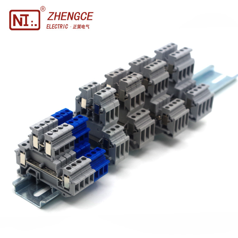 双层导轨式接线端子UKK3UKK5多层二次线组合式MBKKB2.5接线端子排