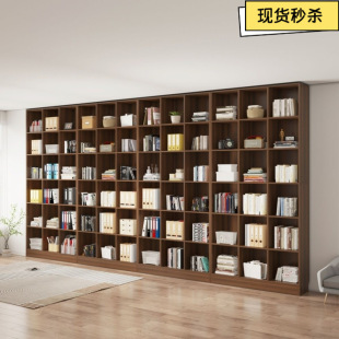 Home Bookcase Storage Cabinet, Height 2.4m, Freely Combinable Bookshelf Storage Rack, Floor-To-Ceiling Integrated Wall Grid Cabinet