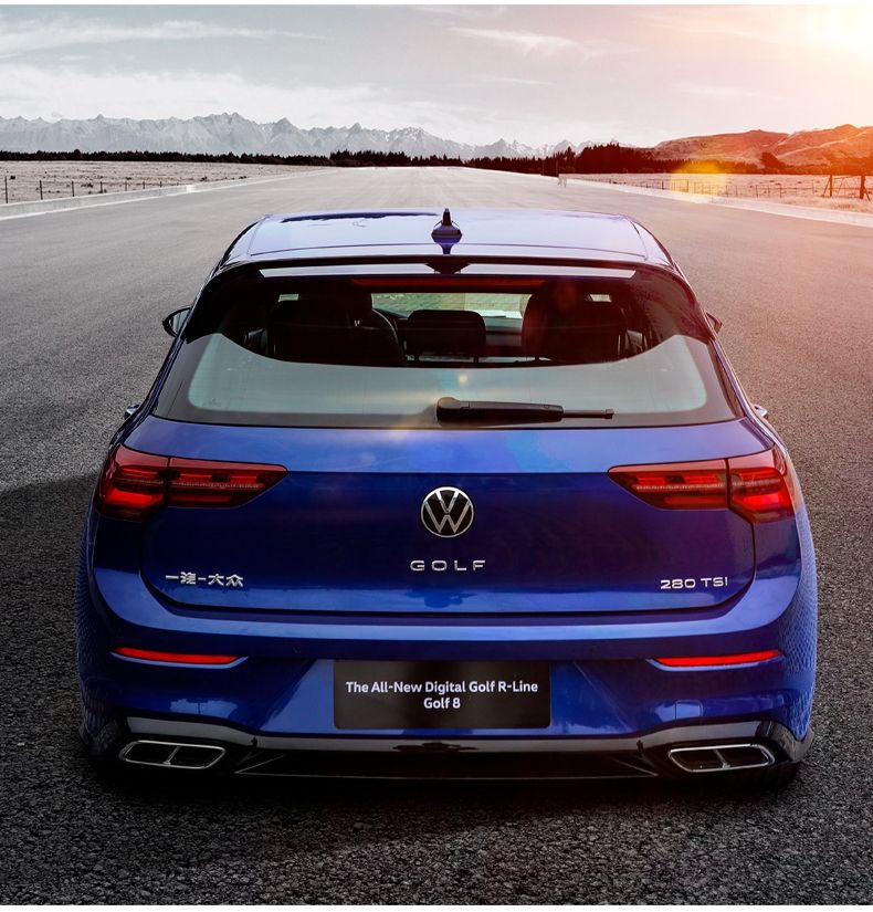 Suitable for Clubsport Volkswagen Golf 8Th Generation Special Rear Wing 8Rline/Gti Modified Spoiler Decoration