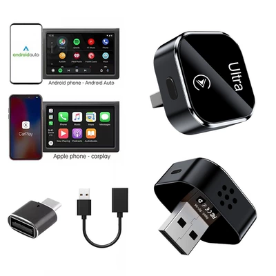 Adapter Connection Box Wired – Simsiz CarPlay və Android Auto - k18-black-k18-black-ultra-standard-adapter-extension-cable-international-version