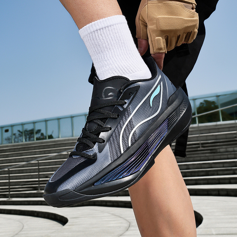 Zapatillas de baloncesto de combate reales ligeras y transpirables con amortiguación juvenil de marea nacional para hombres y mujeres, zapatillas deportivas recreativas antideslizantes retro resistentes al desgaste