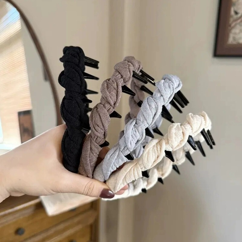 Headband Korean High-End High-Crown Women's Versatile Cross-Border Popular Amazon Headband Simple Face-Washing Headwear