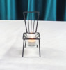 Factory direct selling MINI chair Iron Candle Gold Model Golden Metal Metal Lantern Monte Sand Glass