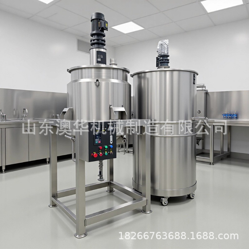 供应304不锈钢食品果汁饮料调配罐 全自动电加热配料罐