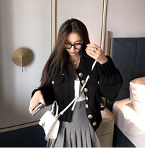 韓版寬松外套女2021年新款秋季氣質顯瘦bf設計感小眾上衣女洋氣潮
