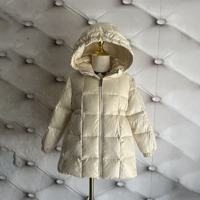 Dječja odjeća, zimske puhaste jakne za dječake i djevojčice srednje i velike veličine, dječji ovratnik od lisičjeg krzna, zadebljani dječji kaput srednje i duge veličine_voghion.com